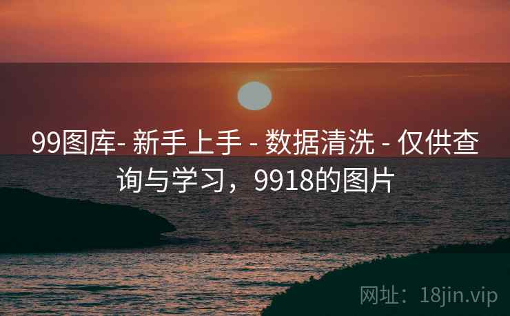 99图库- 新手上手 - 数据清洗 - 仅供查询与学习，9918的图片